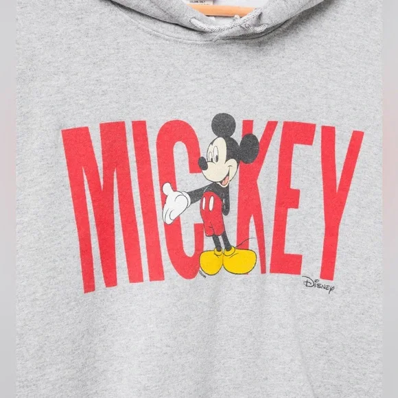 Junk Food Clothing Mickey Heather Grey Flea Market Hoodie—L UNISEX - Picture 4 of 9